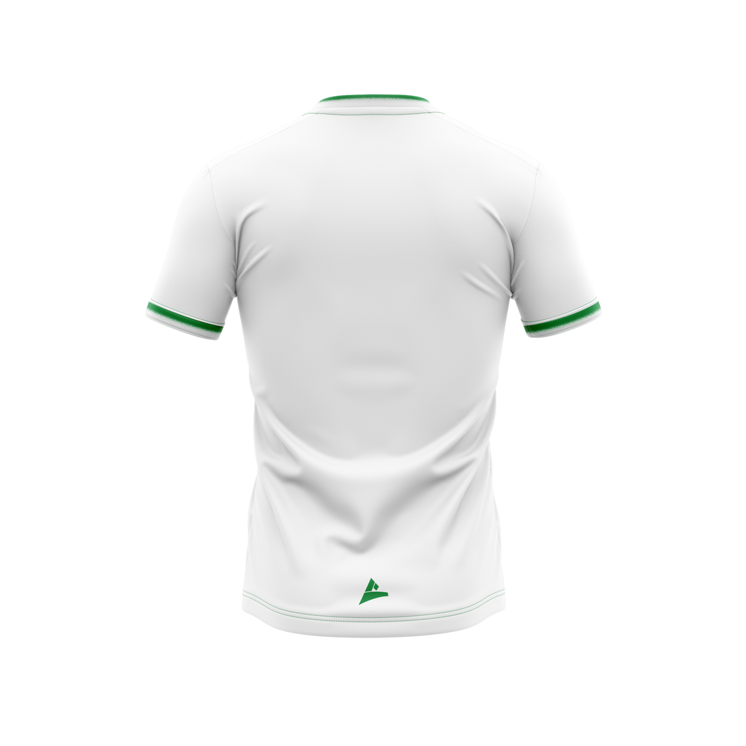 Moylagh GAA kid's white training jersey - back