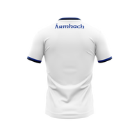 Arva GAA white training jersey with Ármhach on the back – back