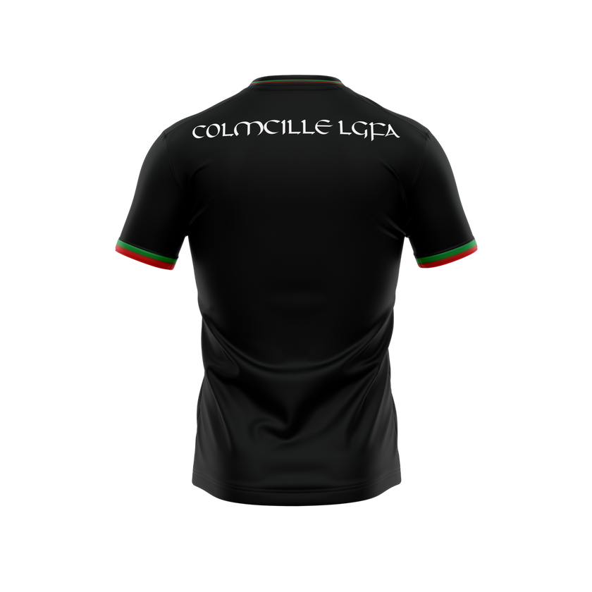 Colmcille LGFA Unisex Black Training Jersey
