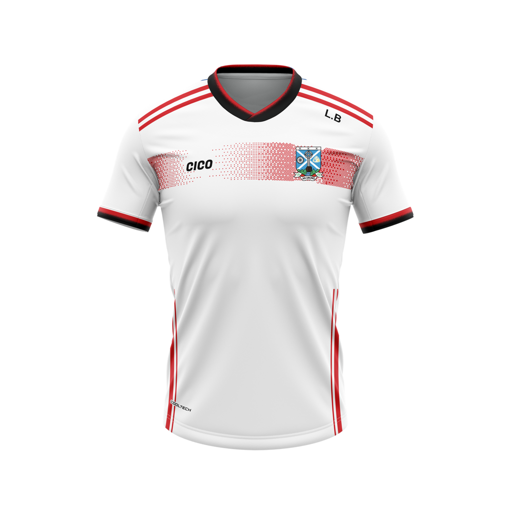 Drung GAA Unisex White Training Jersey