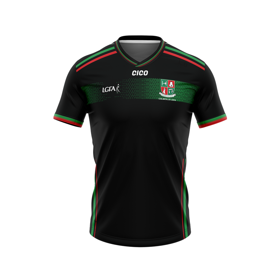 Colmcille LGFA Unisex Black Training Jersey