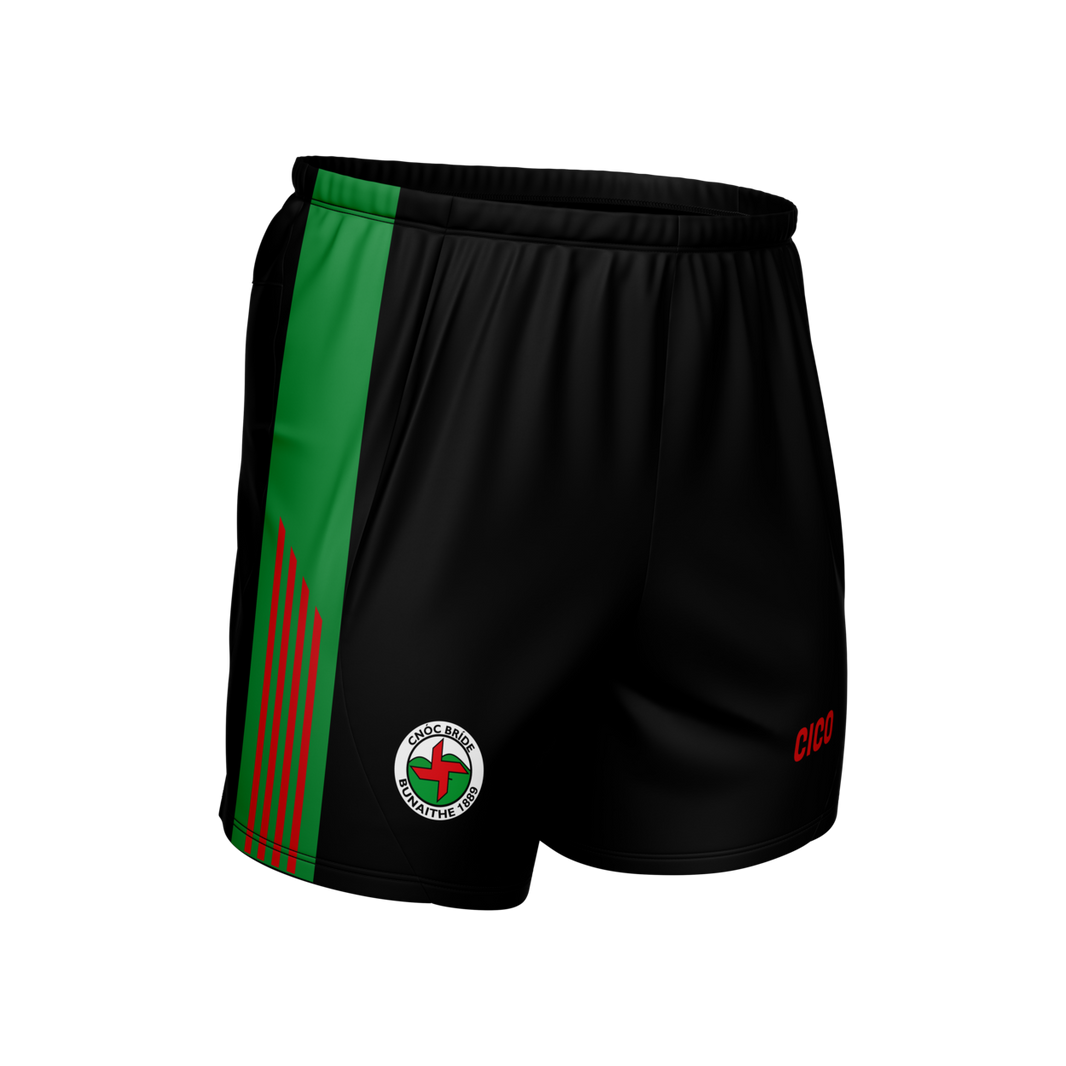 Knockbride GAA Adult Black Gaelic Shorts