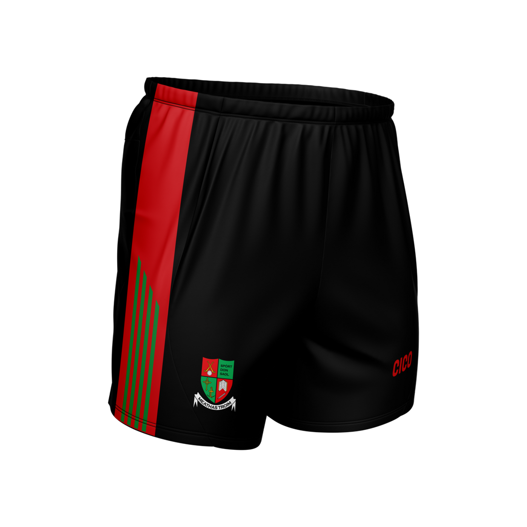 Mostrim GAA Adult Black Gaelic Shorts