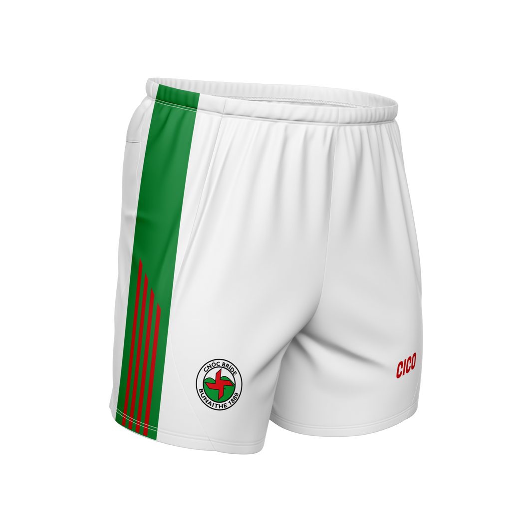 Knockbride GAA Adult White Gaelic Shorts