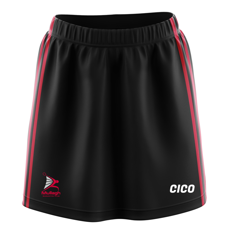 Mullagh Black Badminton Skort