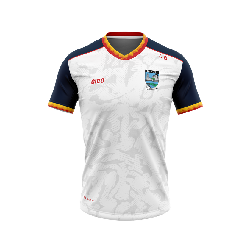 Ballymahon Forgney Gaels Unisex White Training Jersey