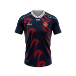 Moynalty LGFA Navy Training Jersey with LGFA logo and club crest - Moynalty GAA & LGFA club shop