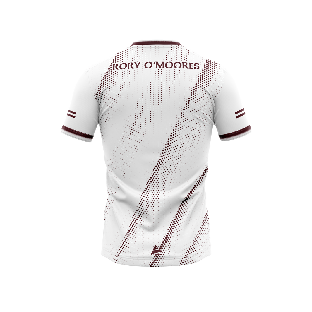 Belturbet Rory O'Moores GAA Unisex White Training Jersey back