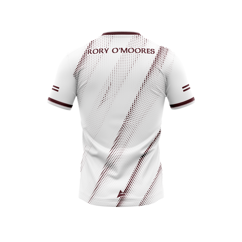 Belturbet Rory O'Moores GAA Unisex White Training Jersey back