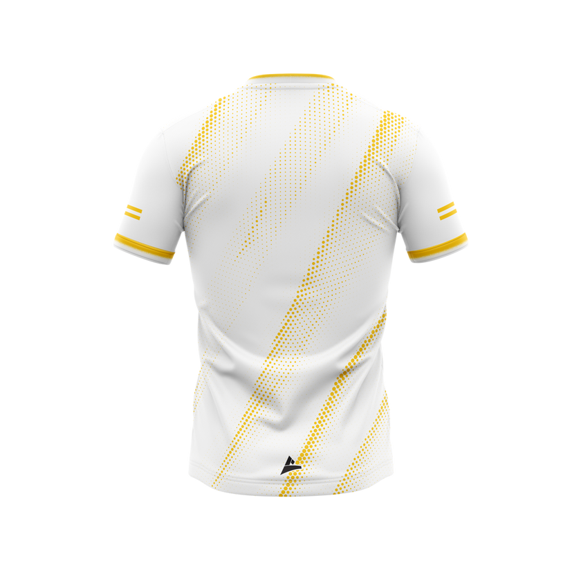 Ballinagh GAA white and amber training jersey – back