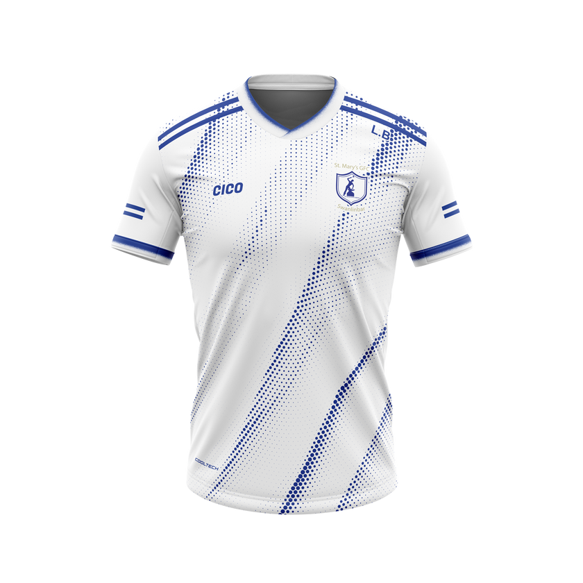 Swanlinbar St Mary's GAA Unisex White Training Jersey front