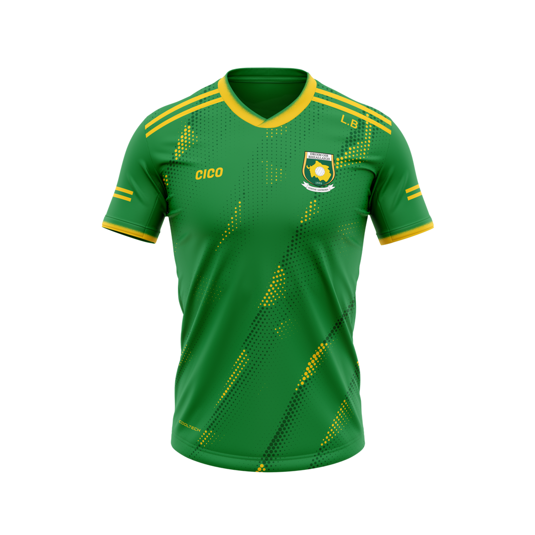 Drumreilly GAA Green Training Jersey Front