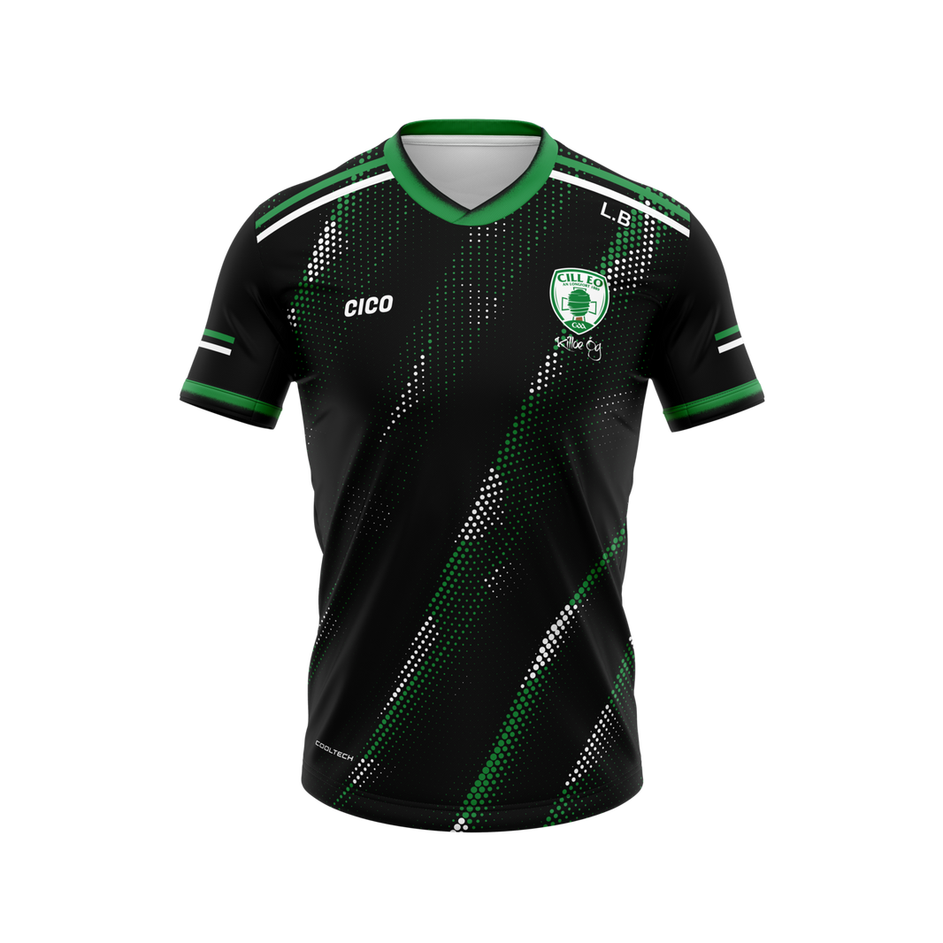 Killoe GAA Unisex Black Training Jersey