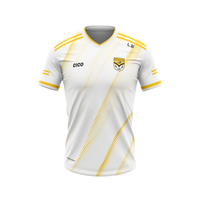 Ballinagh GAA white and amber training jersey – front