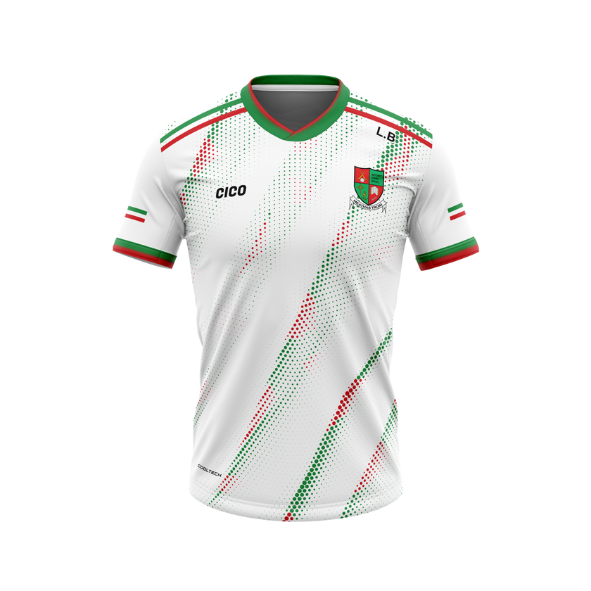 Mostrim GAA Unisex White Training Jersey front