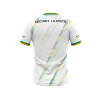 Michael Glaveys GAA Unisex White Training Jersey - back