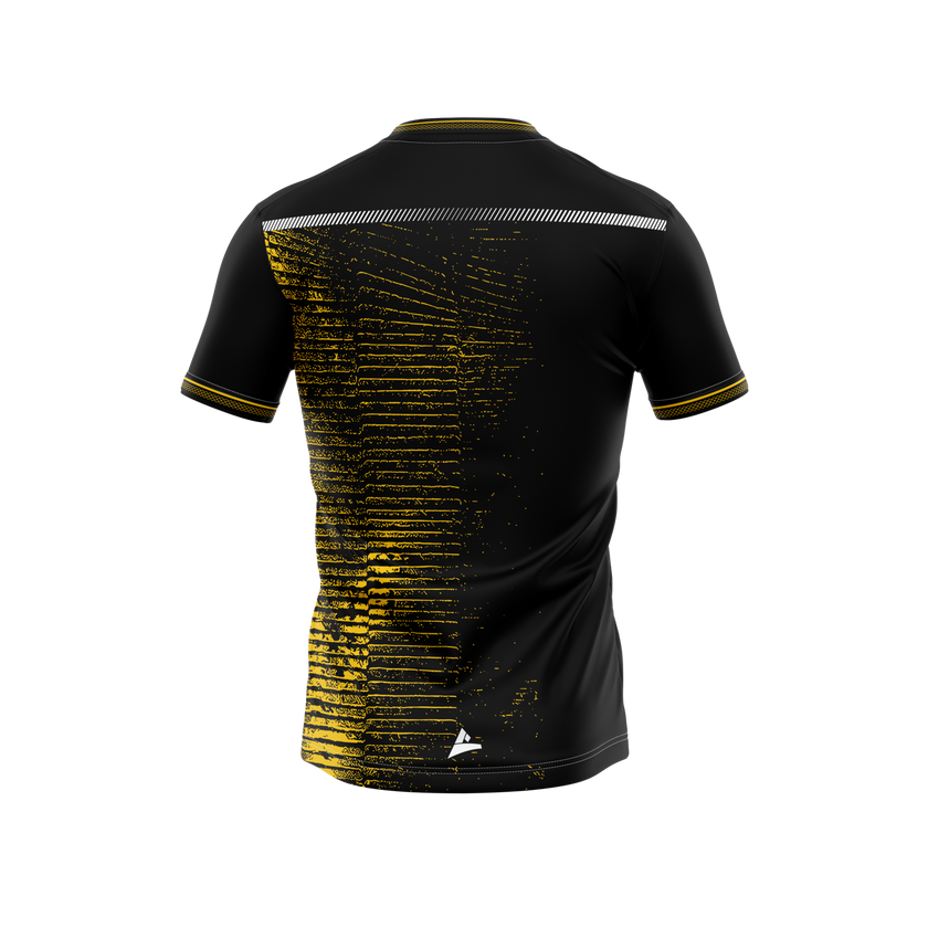 Ballinagh GAA black and amber training jersey – back