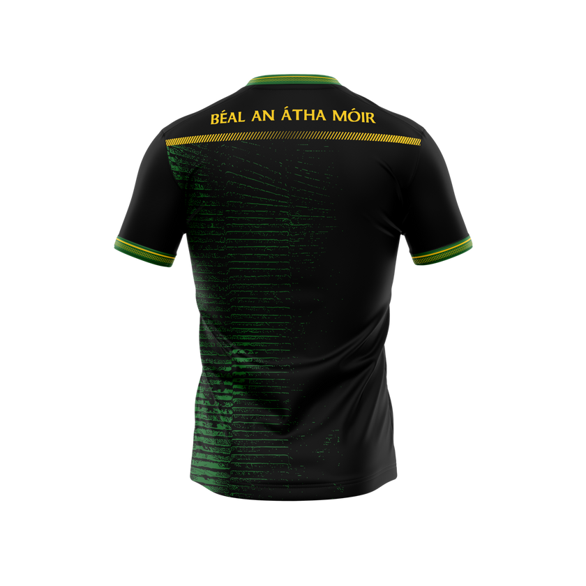 Ballinamore Sean O'Heslins GAA Kid's Training Jersey (Black) - Back
