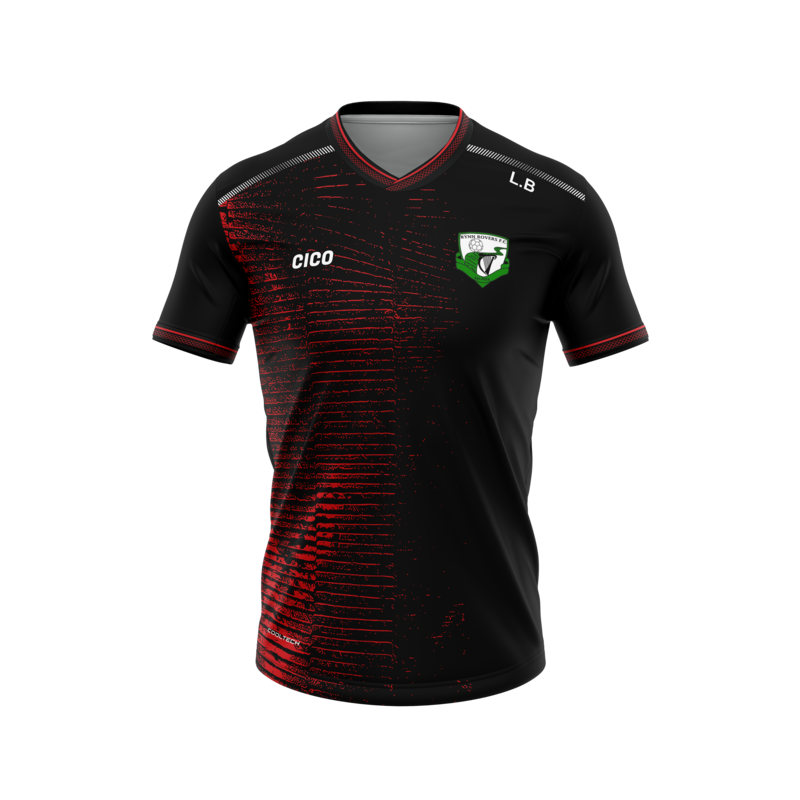 Rynn Rovers FC Kid's Black Training Jersey