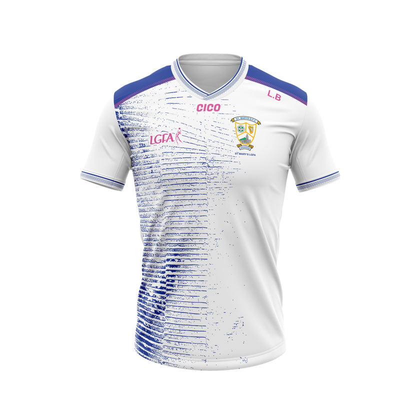St Mary's LGFA Granard Unisex White Training Jersey