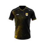 Ballinagh GAA black and amber training jersey – front
