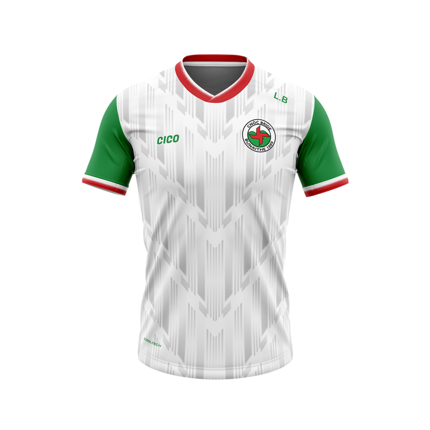 Knockbride GAA Unisex White Training Jersey