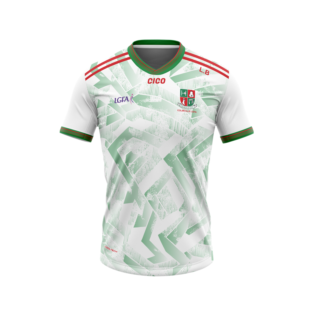 Colmcille LGFA Unisex White Training Jersey