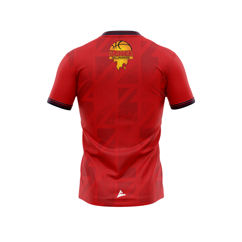 Ballinamore Blazers Unisex Red Jersey back