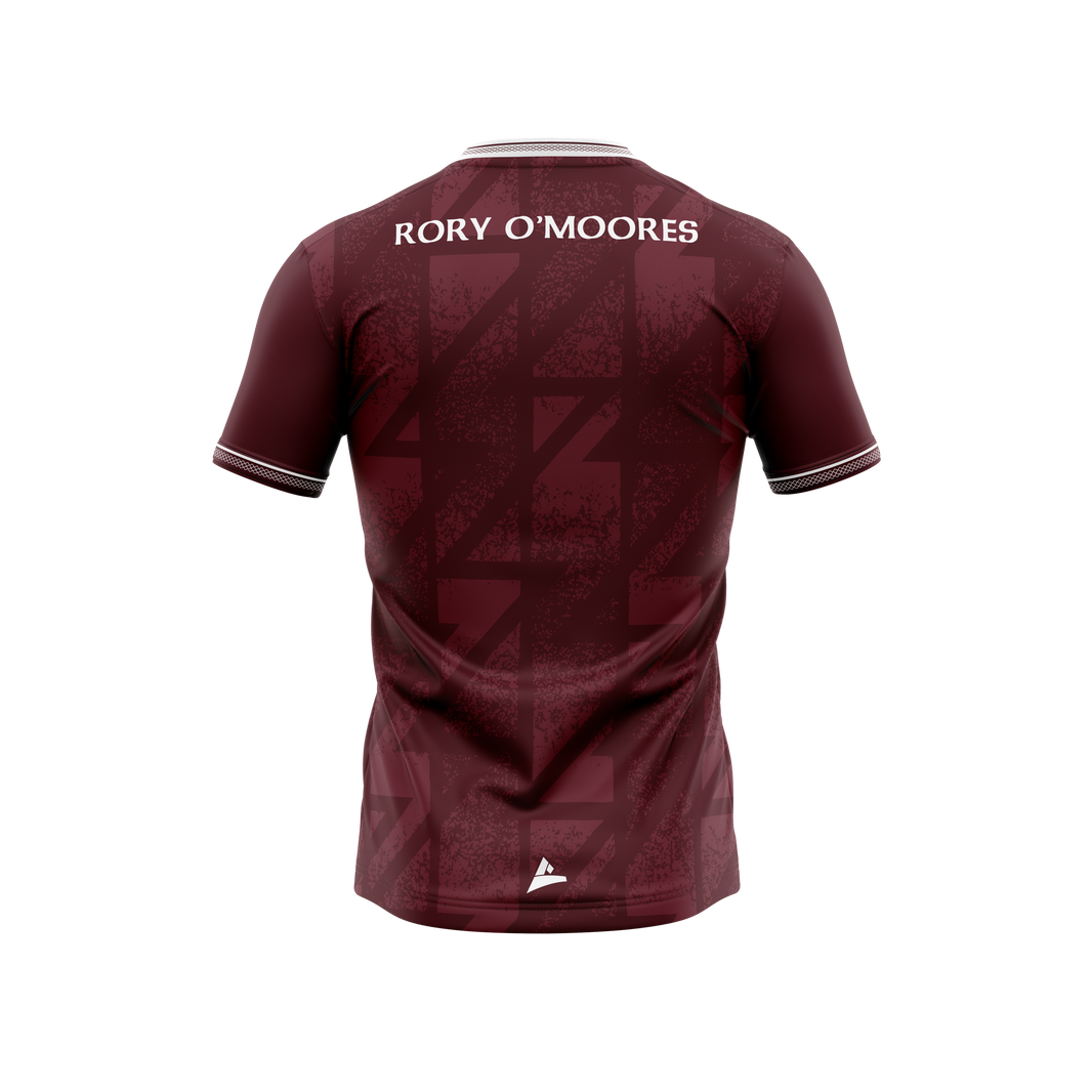Belturbet Rory O'Moores GAA Unisex Maroon Training Jersey back