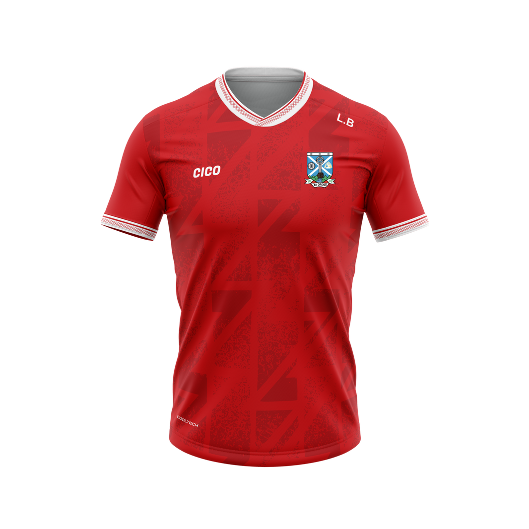 Drung GAA Unisex Red Training Jersey