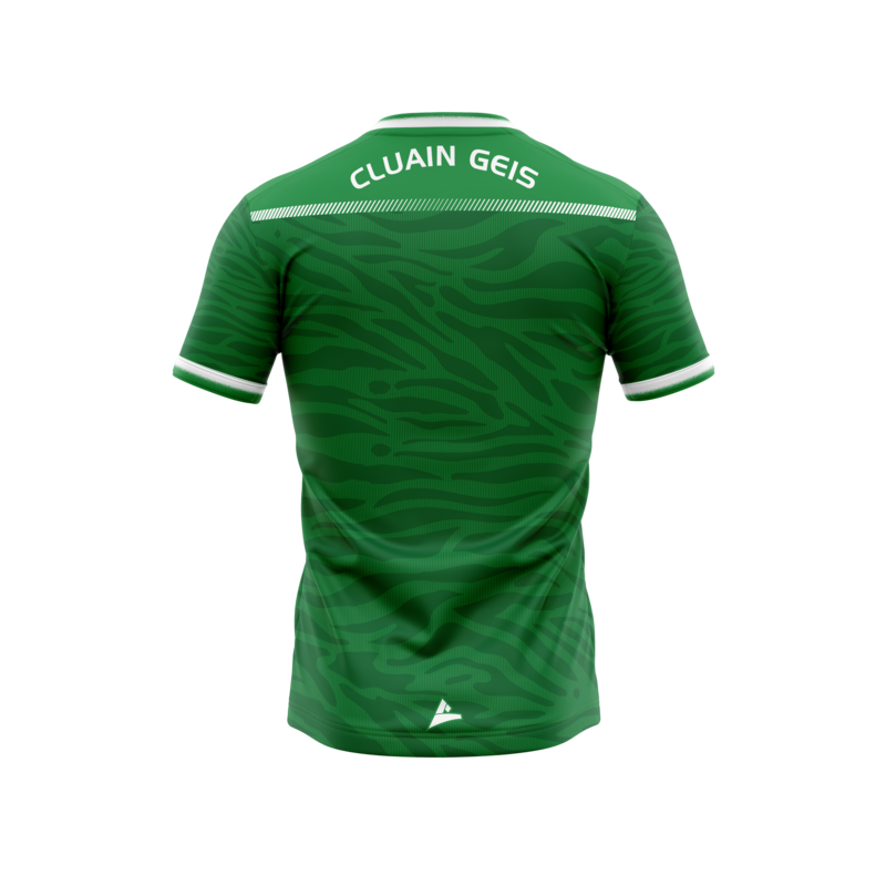 Clonguish GAA Kid's Green Training Jersey back