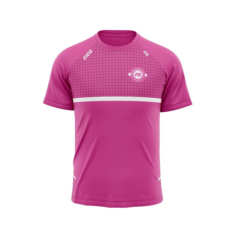 The Fundamental Body Gym Women's Pink Leisure T-shirt