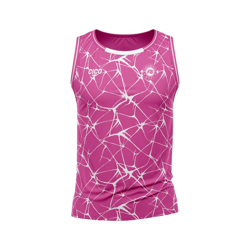 The Fundamental Body Gym Kid's Pink Sleeveless Jersey