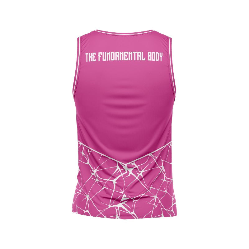 The Fundamental Body Gym Women's Pink Sleeveless Jersey