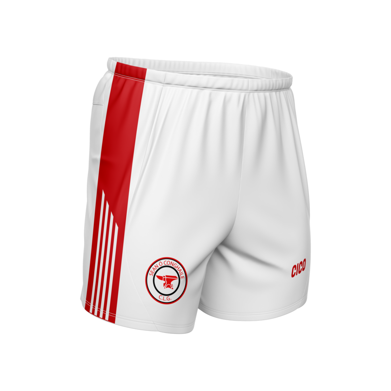 Sean Connolly's GAA and LGFA Kid's White Gaelic Shorts