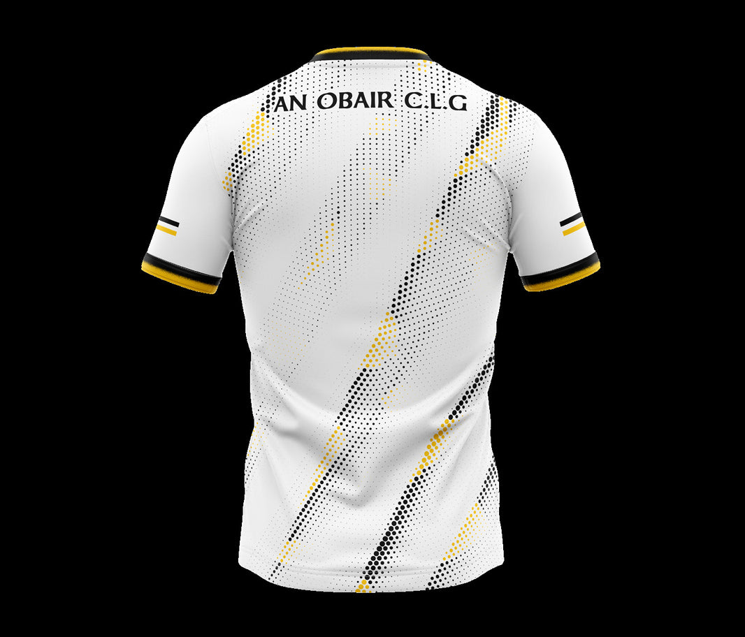 Nobber GAA & LGFA white training jersey - back