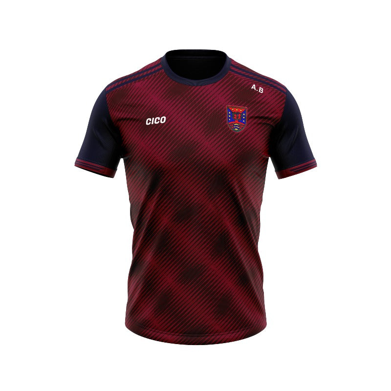 Bailieborough CS Unisex Maroon Training Jersey