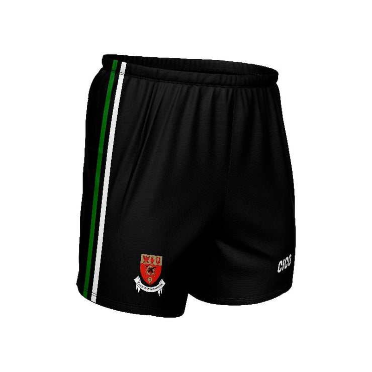 Moyne CS Adult Black Gaelic Shorts