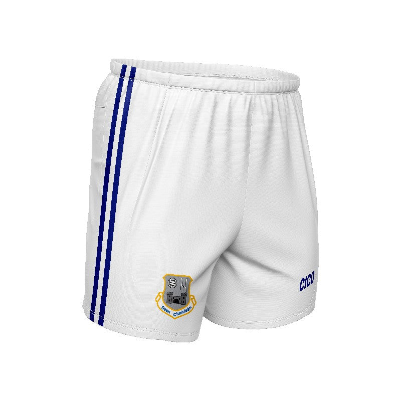 Oldcastle GAA & LGFA Kid's White Gaelic Shorts