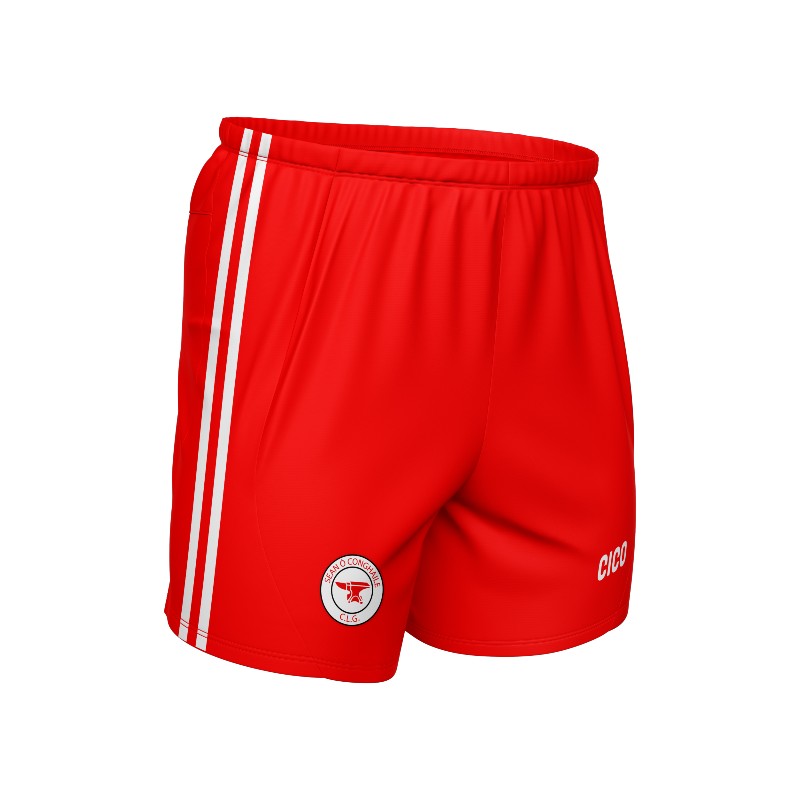 Sean Connolly's GAA and LGFA Kid's Red Gaelic Shorts