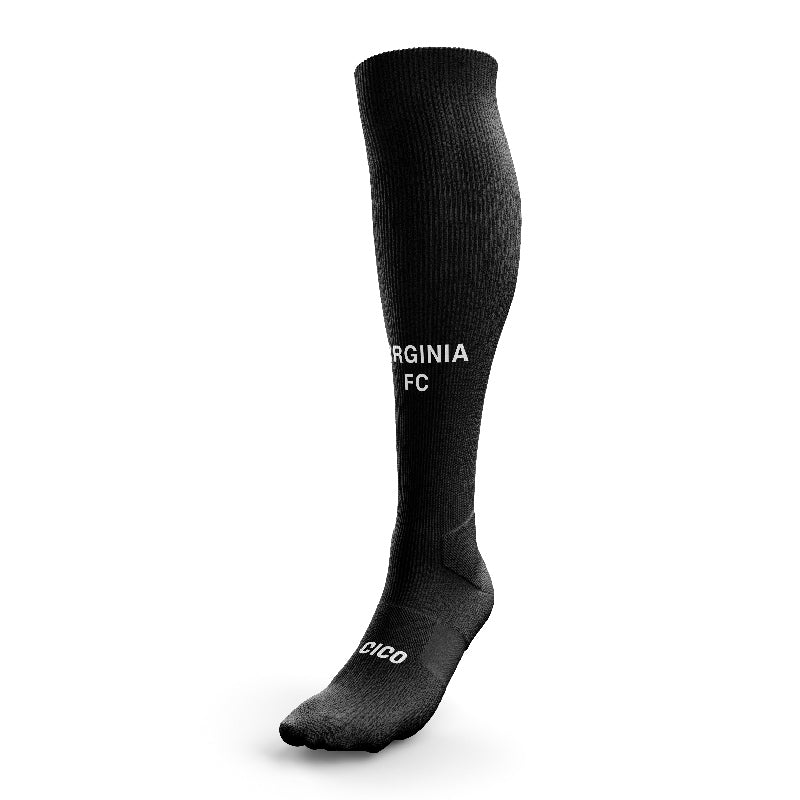 Virginia FC Long Socks - Black
