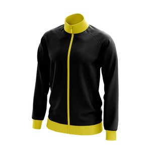 Full Zip Jacket | Black & Yellow Cico