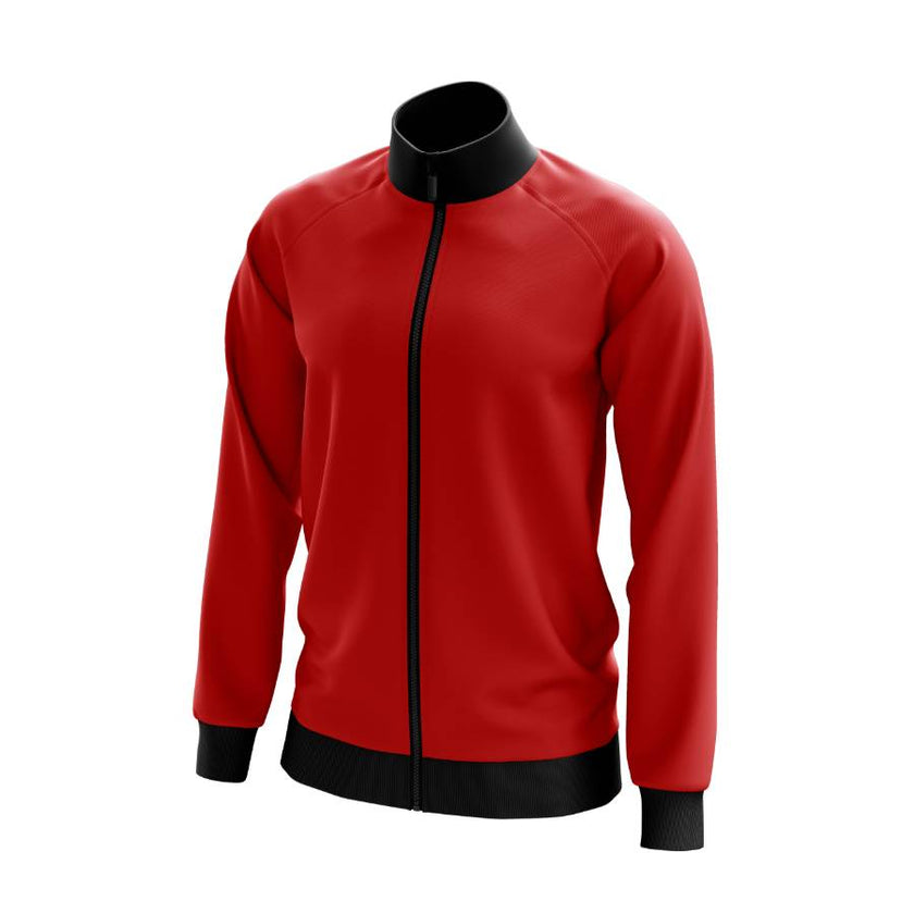 Full Zip Jacket | Red & Black