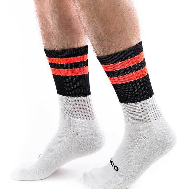 Cico Premium Crew Socks | Black and Red