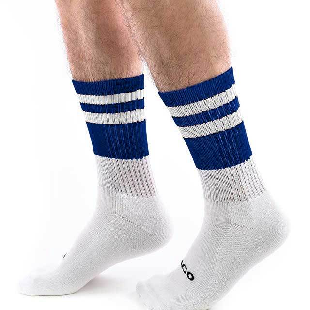 Cico Premium Crew Socks | Blue and White