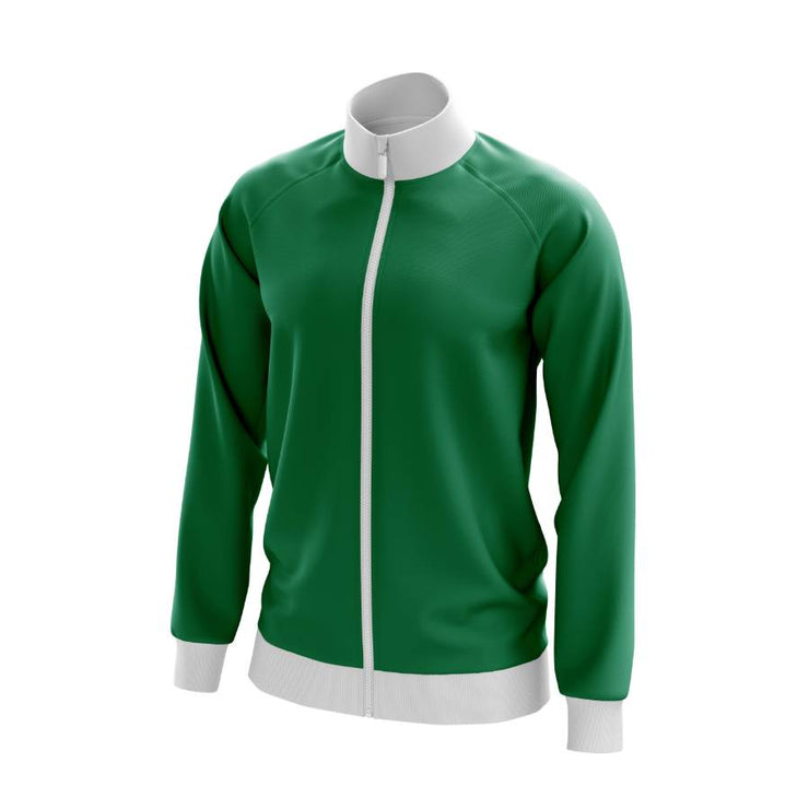 Full Zip Jacket | Green & White
